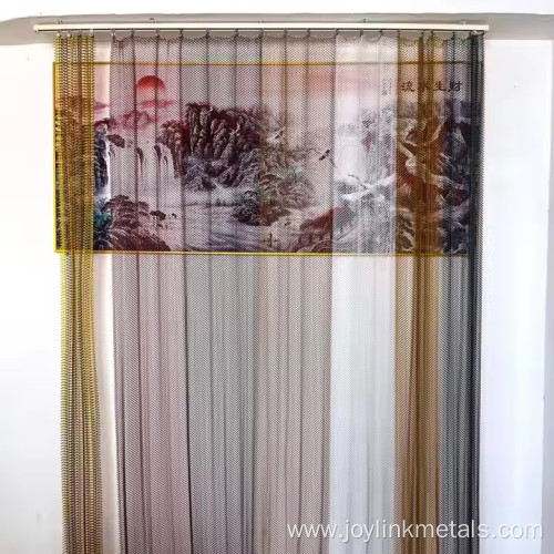 Decorative Gold Metal Mesh Curtain